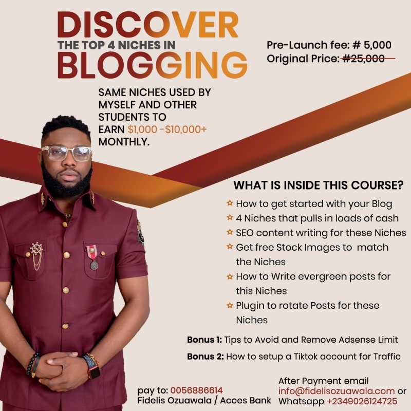 4 Profitable Niches to earn $1000+ Monthly